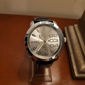Brand New Skone Silver Men's Watch